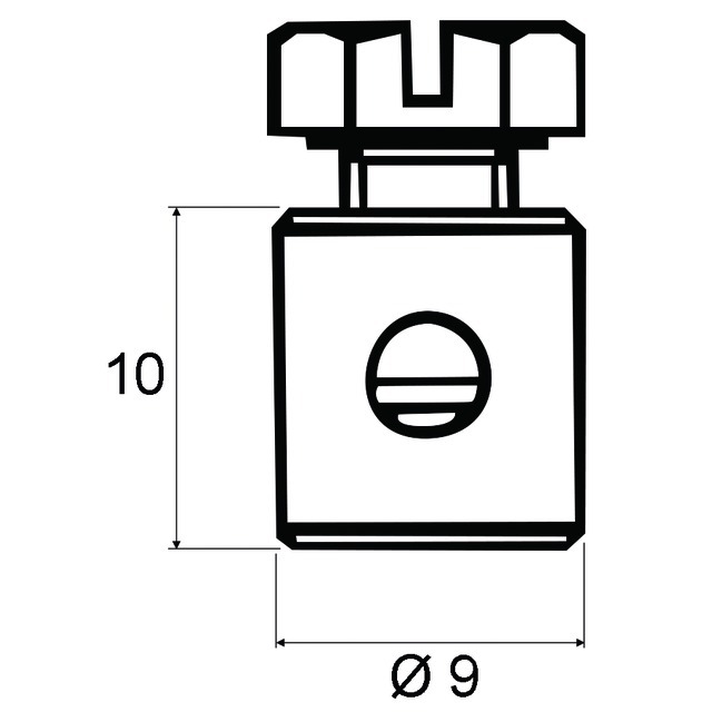 Serre Cable Cylindre Perce Ø 3,5 MM le Sachet de 10 référence fournisseur 20735168